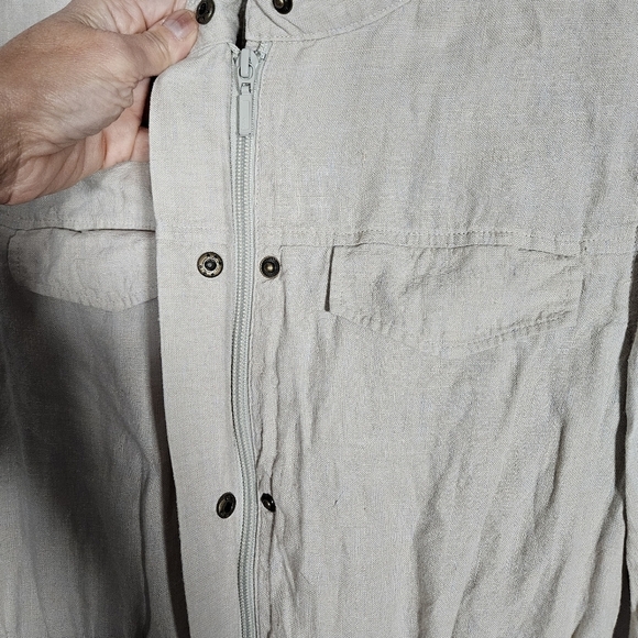 Banana Republic Women's Beige Linen Barn Jacket Size S - Picture 8 of 10